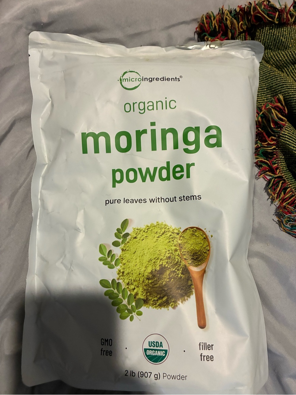 Organic Moringa Powder - Green